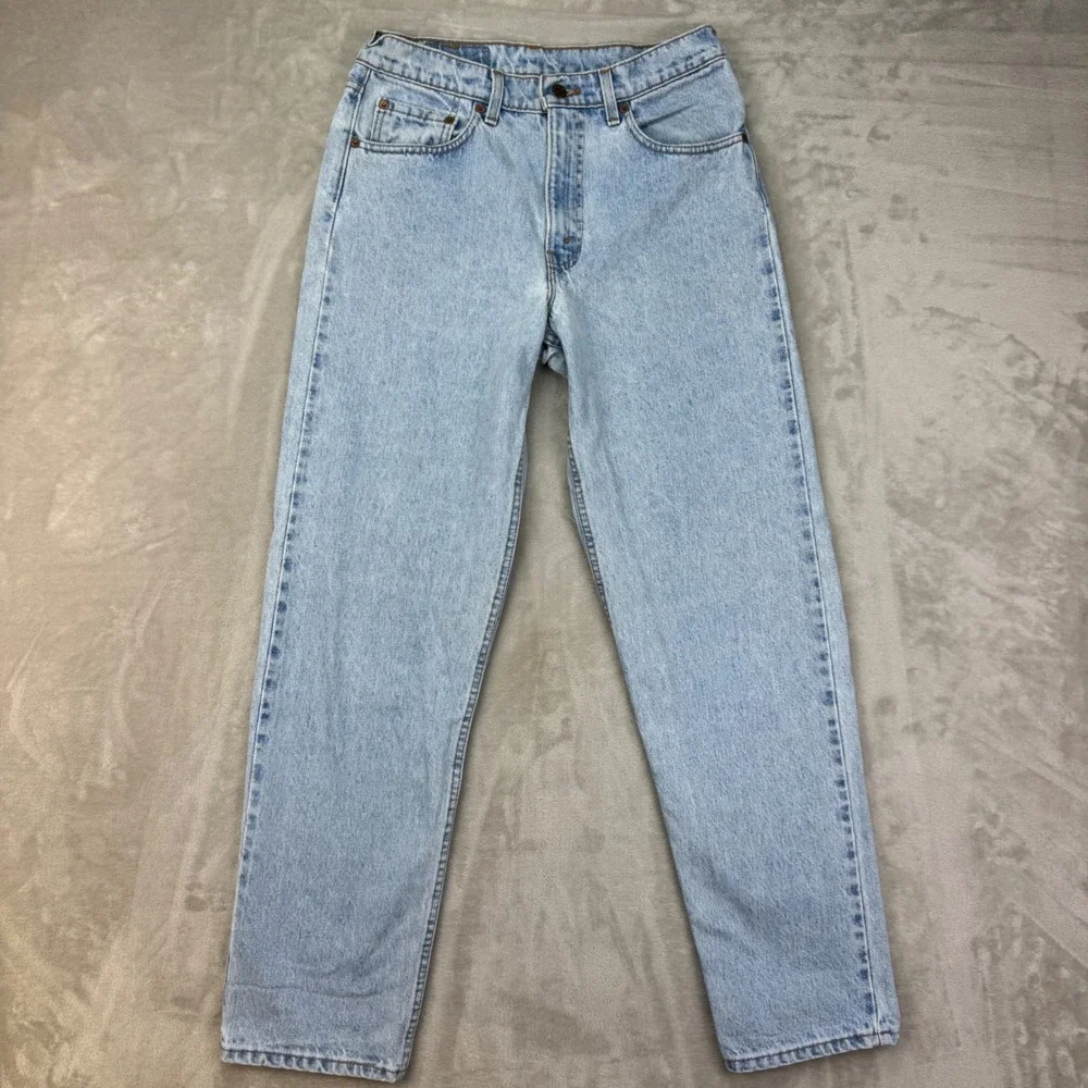 Levis 550 Jeans Mens 33 (30x32) Relaxed Vintage 90s 1996 Made in USA Light Wash